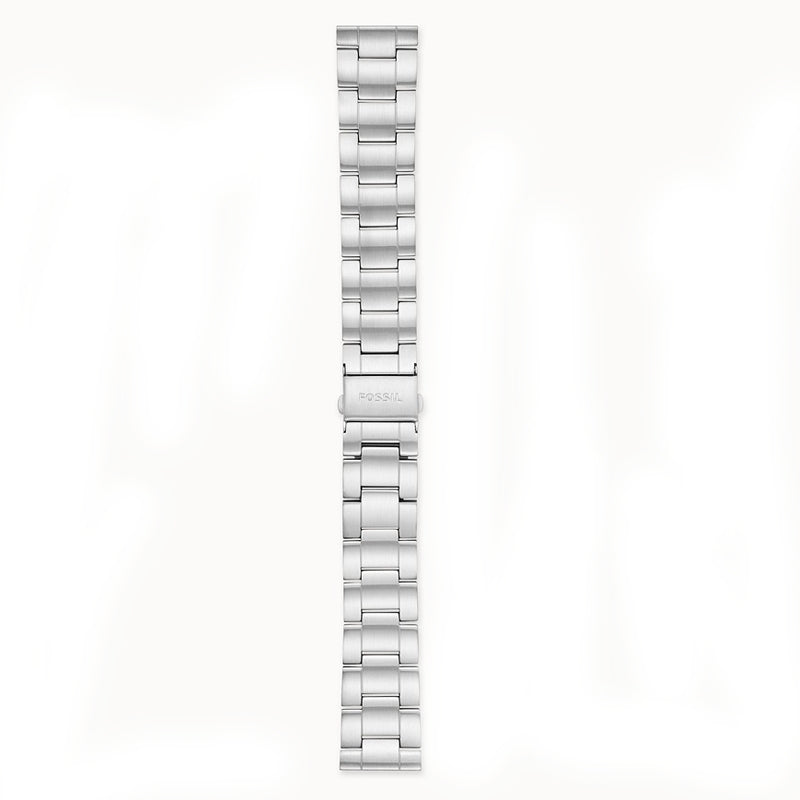 Cinturino Orologio Fossil S221437 Pelle Blu 22mm