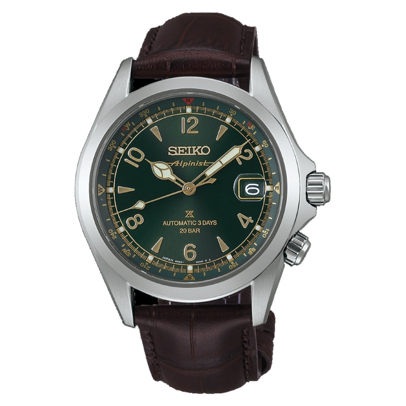 Seiko Prospex Alpinist Sharp Edged Green Asanoha Watch