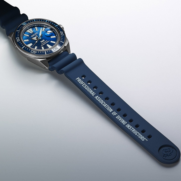 Seiko 5 Sports SRPJ93K1 Automatic Blue Leather