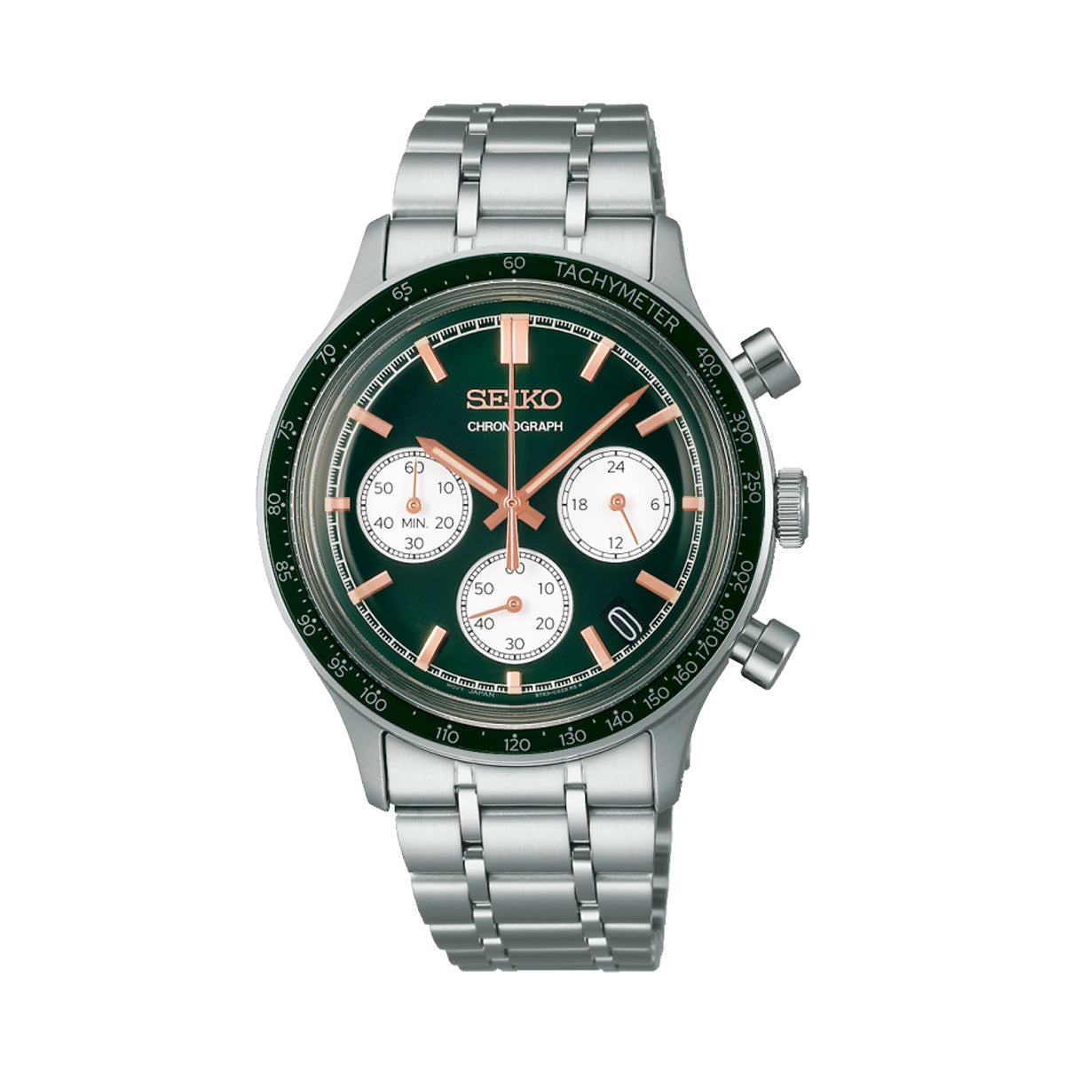 Seiko Chronograph SSB481P1 Quartz Steel Blue Sports