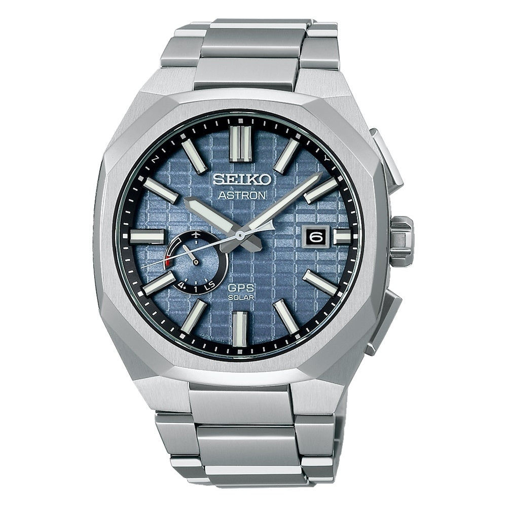 Seiko Astron GPS Solar SSJ013J1 Titanium Blue