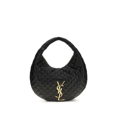 Saint Laurent Black Lamb Ovis Aries Aries Shoulder Bag