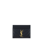 Saint Laurent Black Lamb Ovis Aries Aries Wallet