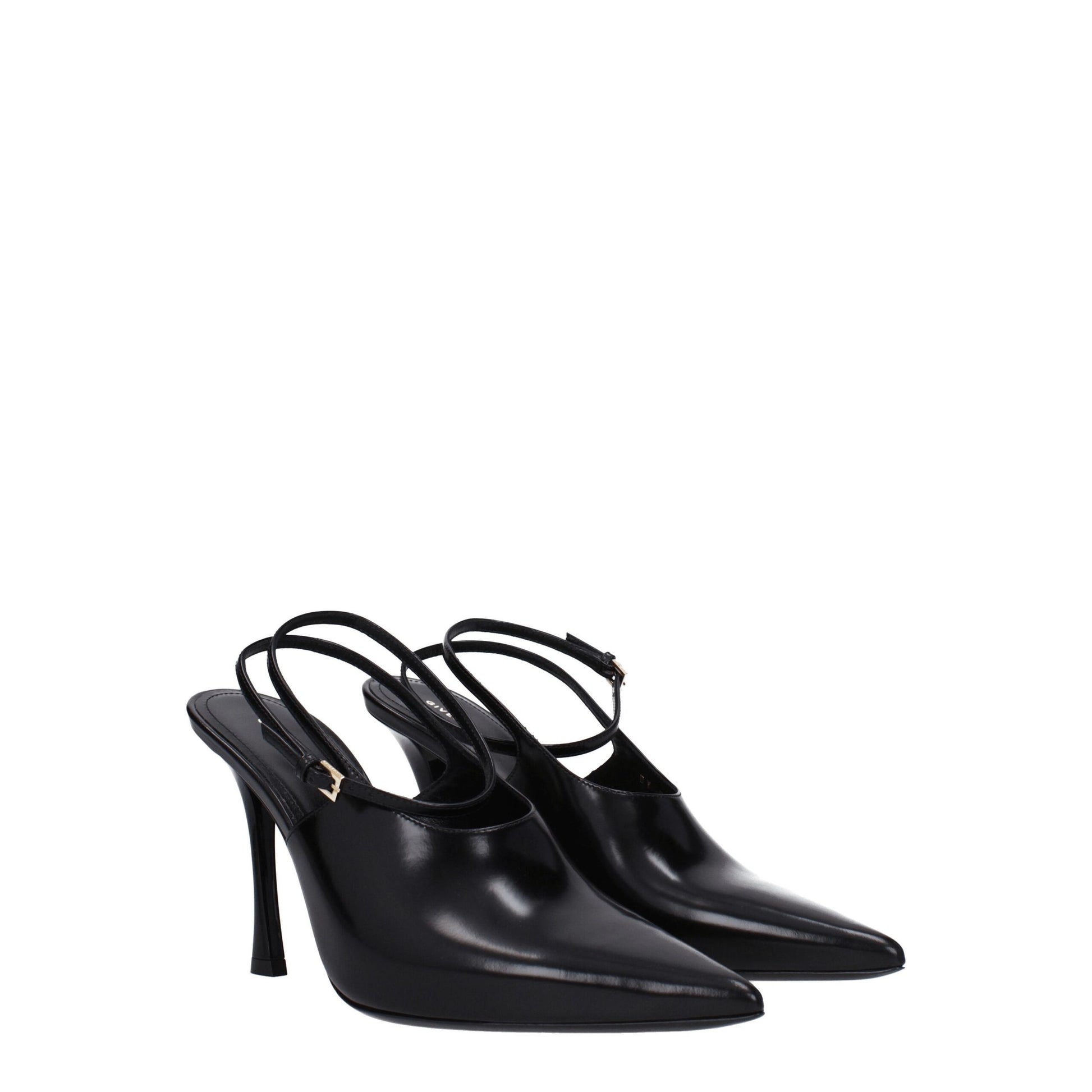Sandali Givenchy High Heel Neri in Pelle con Tacco Alto (9.5 cm)