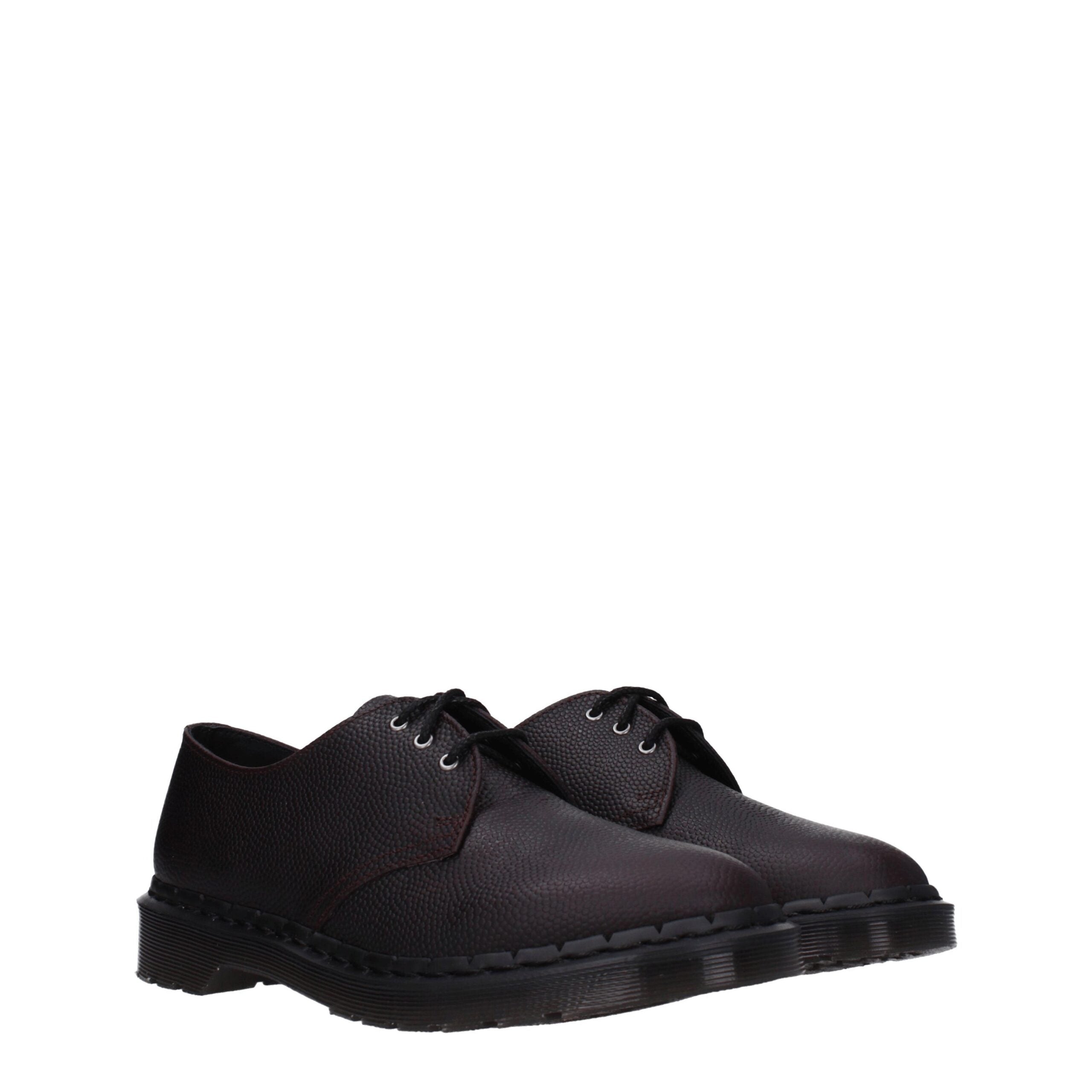 Scarpe Basse Stringate Dr. Martens 1461 in Pelle Viola/Oxblood