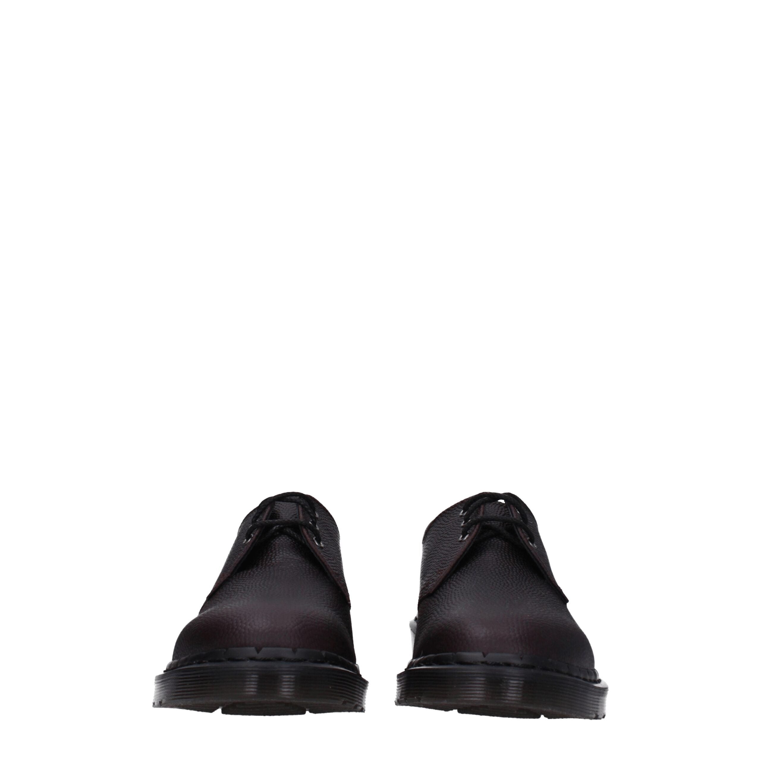 Scarpe Basse Stringate Dr. Martens 1461 in Pelle Viola/Oxblood