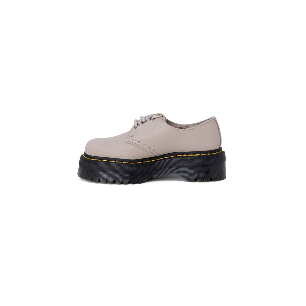 Scarpe Stringate Platform Dr. Martens 1461 Quad II Vintage Pisa in Pelle Viola