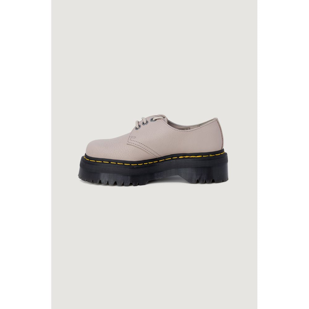 Scarpe Stringate Platform Dr. Martens 1461 Quad II Vintage Pisa in Pelle Viola