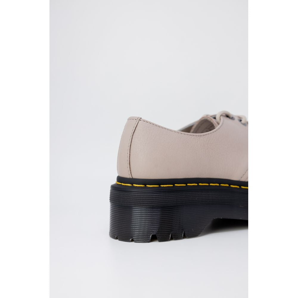 Scarpe Stringate Platform Dr. Martens 1461 Quad II Vintage Pisa in Pelle Viola