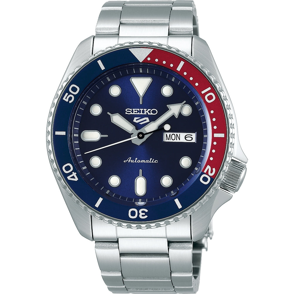 Seiko 5 Sports SRPD53K1 Automatico Pepsi Blu Rosso
