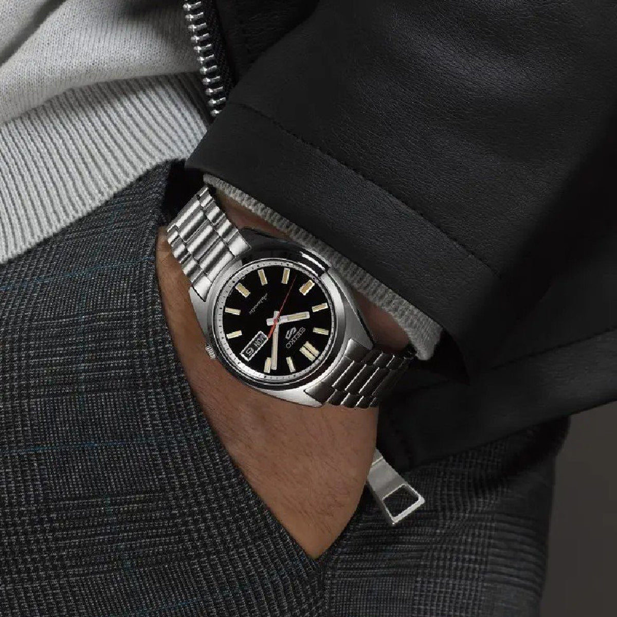 Seiko 5 Sports SRPK89K1 Automatico Nero Oro Rosa
