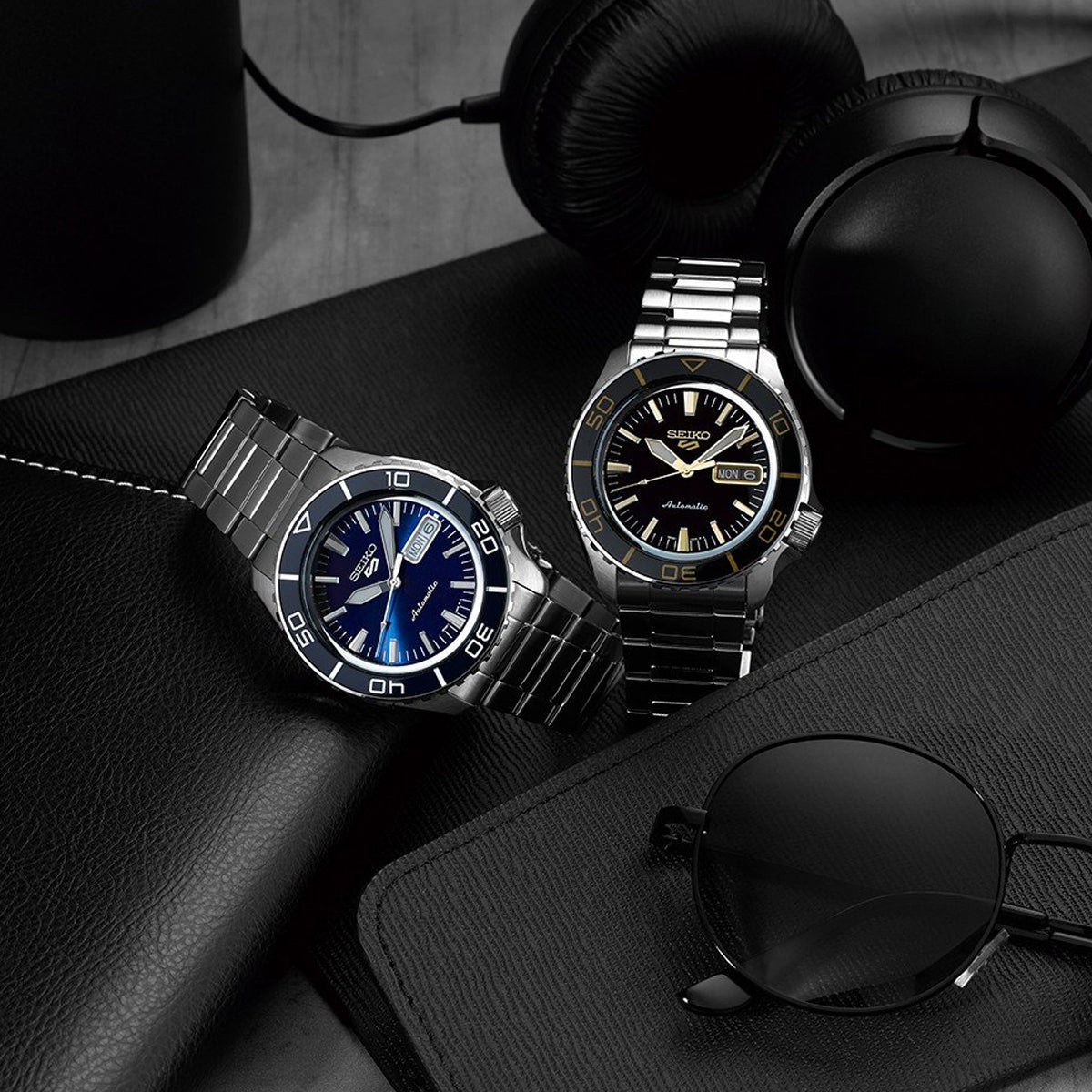 Seiko 5 Sports SRPK97K1 Automatico Blu Acciaio