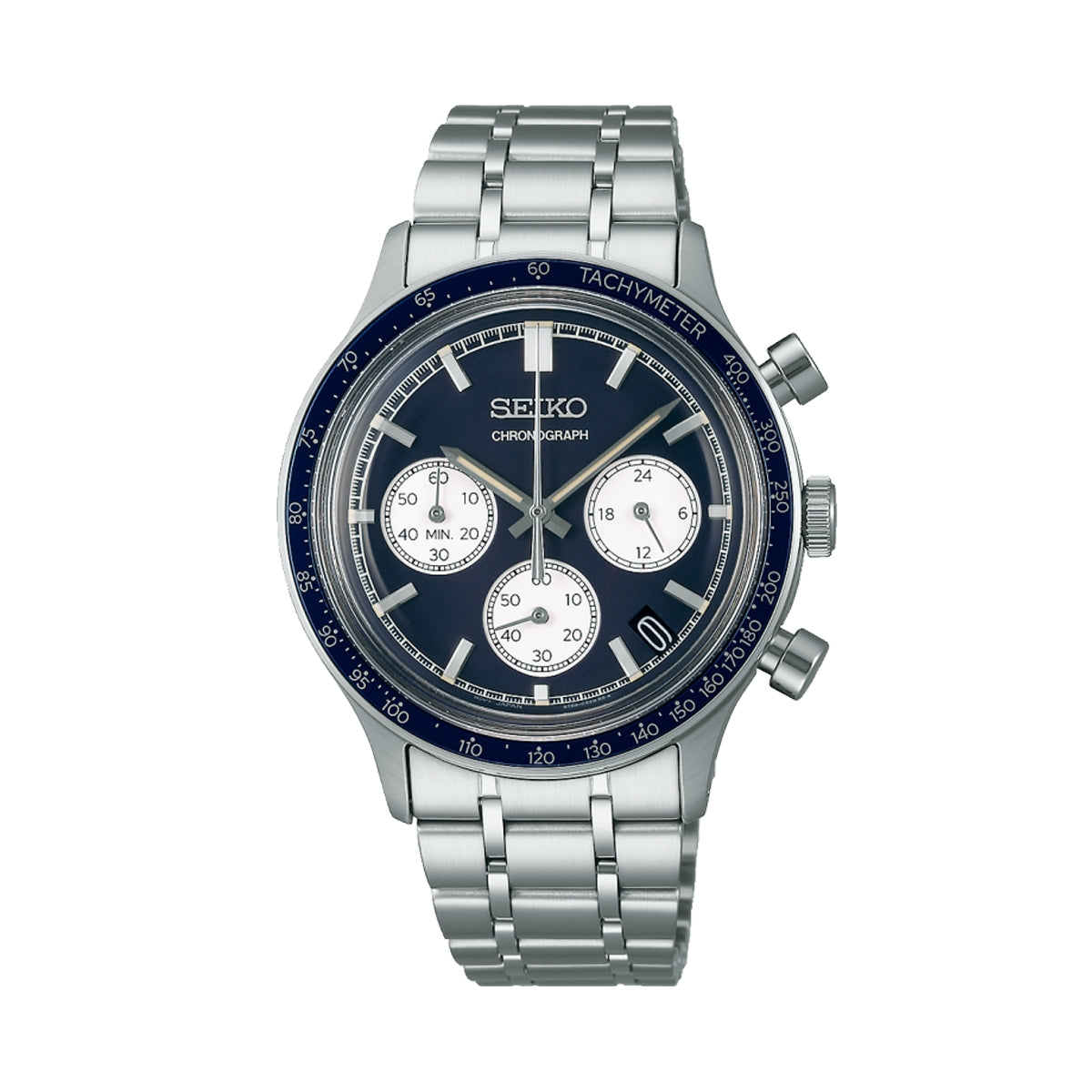 Seiko Chronograph SSB477P1 Quarzo Acciaio Verde Sportivo