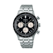 Seiko Chronograph SSB479P1 Quarzo Acciaio Nero Sportivo