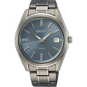 Seiko Quarzo SUR371P1 Uomo Titanio Blu