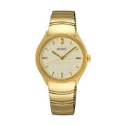 Seiko Quarzo SUR552P1 Donna Oro Giallo Bianco