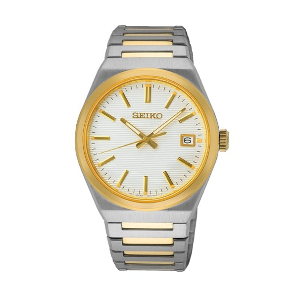 Seiko Quarzo SUR558P1 Donna Oro Rosa Bianco