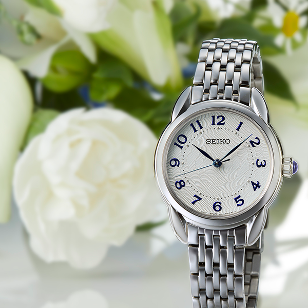 Seiko Quarzo SUR561P1 Donna Oro Giallo Cristalli