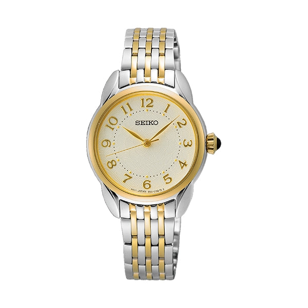 Seiko Quarzo SUR562P1 Donna Oro Rosa Cristalli