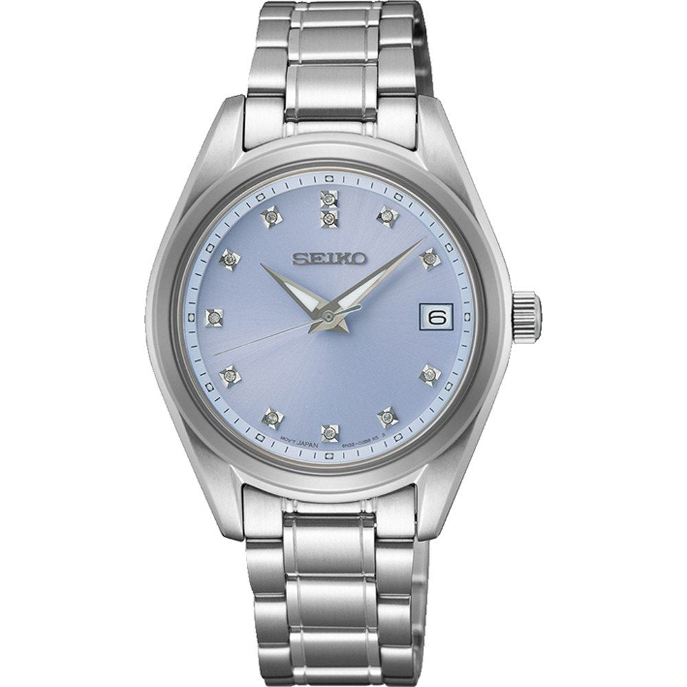 Seiko Quarzo SUR581P1 Donna Oro Rosa Bianco