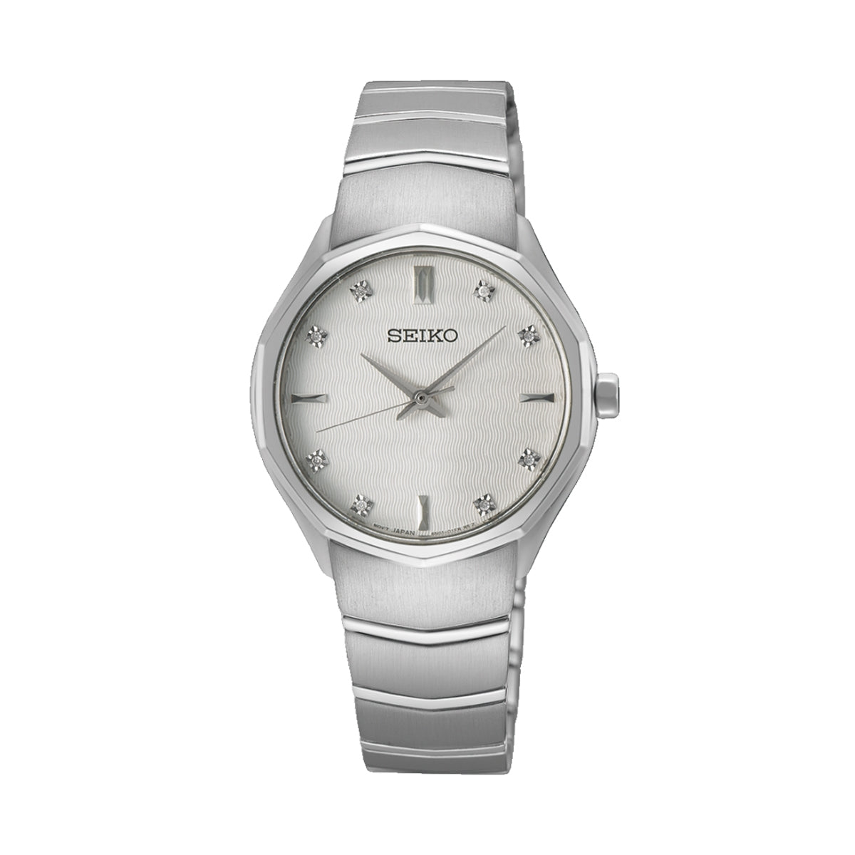 Seiko Quarzo SUR615P1 Donna Oro Rosa Bianco