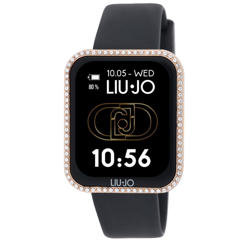 Smartwatch Liu Jo Donna SWLJ168 Silicone Nero Oro Rosa
