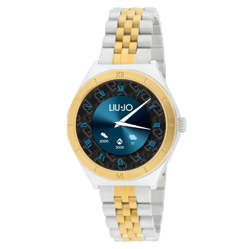 Smartwatch Liu Jo Donna SWLJ176 Silicone Nero Oro Rosa