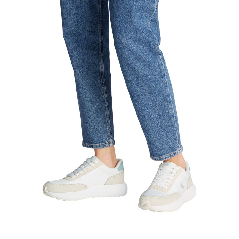 Sneakers Athletic Calvin Klein Jeans ATHLEISURE RUNNER in Pelle Crema