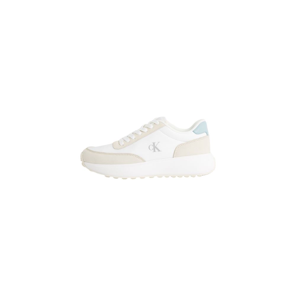 Sneakers Athletic Calvin Klein Jeans ATHLEISURE RUNNER in Pelle Crema