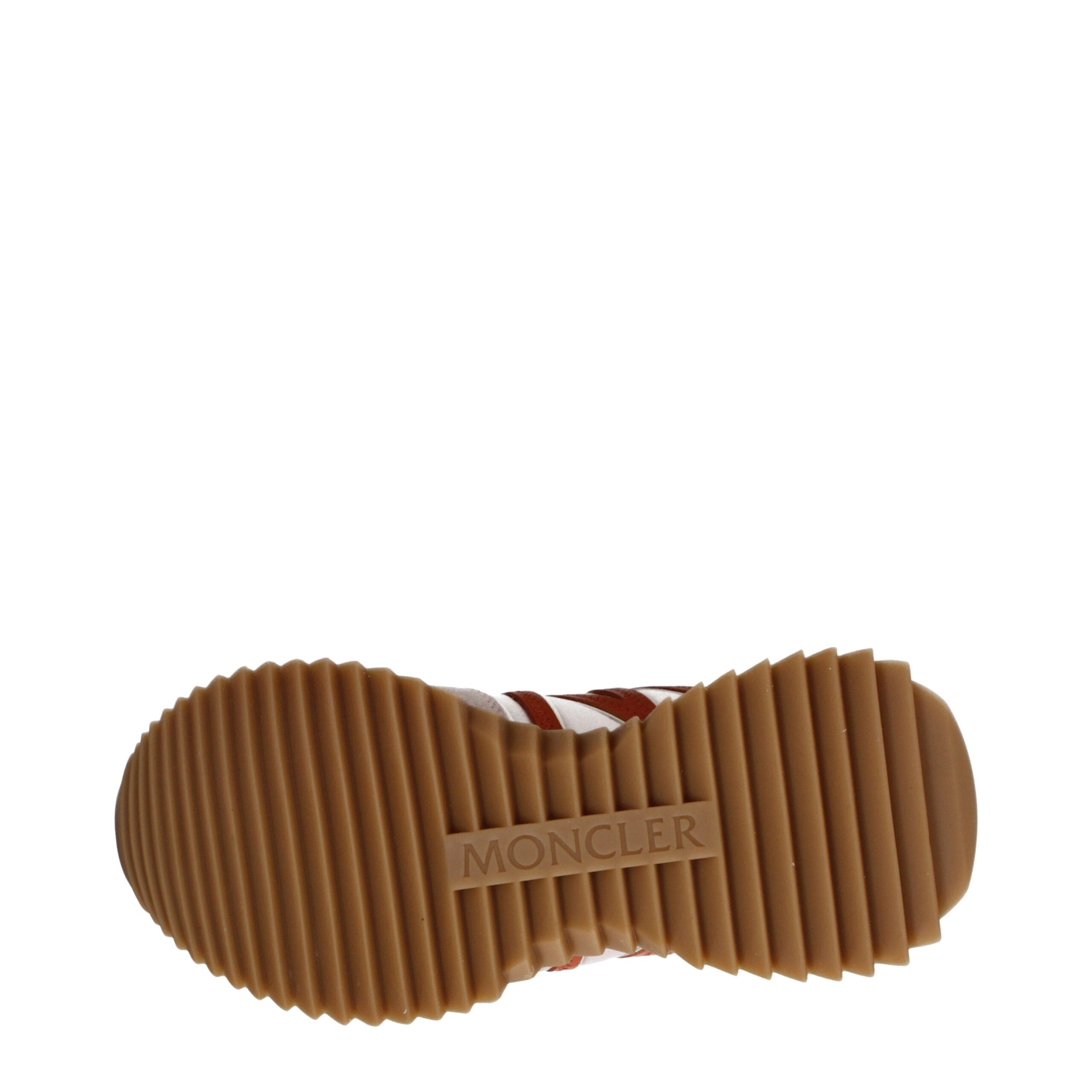 Sneakers Chunky Moncler in Tessuto Rosa Pastello Low Top