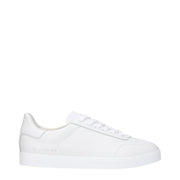 Sneakers Givenchy Low Top Bianche in Pelle con Logo Laterale e Chiusura Lacci