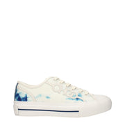 Sneakers Jimmy Choo FENIX LOW in Tessuto Denim Beige Misto