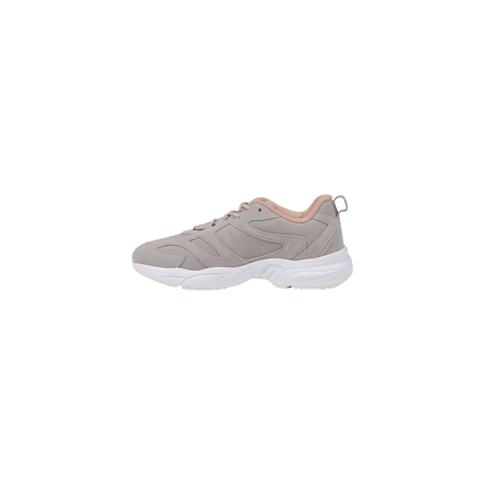 Sneakers Low Top Calvin Klein Jeans RETRO TENNIS in Ecopelle Grigia