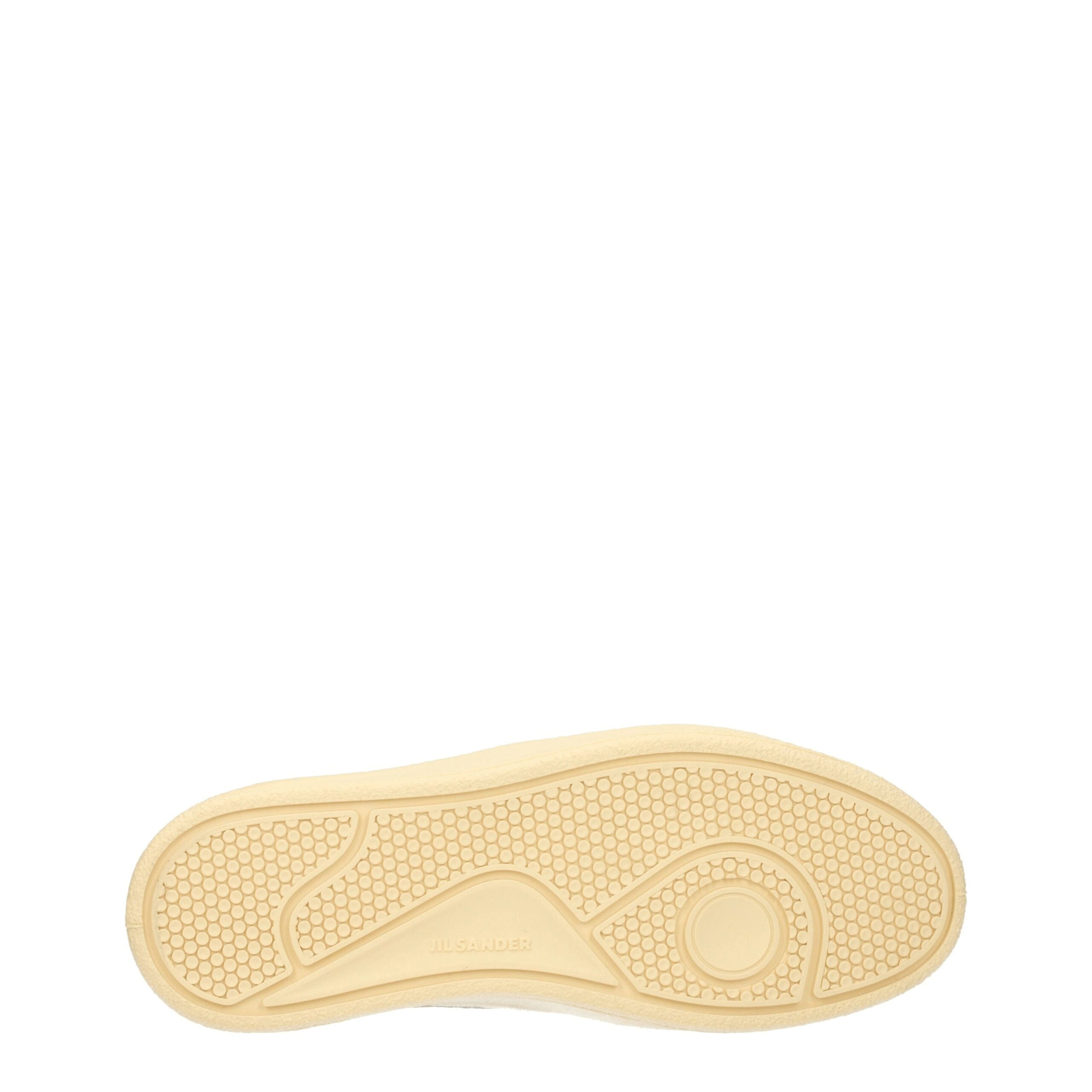 Sneakers Low Top Jil Sander in Vera Pelle Bianca