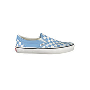 Sneakers Low Top Vans in Misto Poliestere/Pelle Bianca, Dettagli Grigio