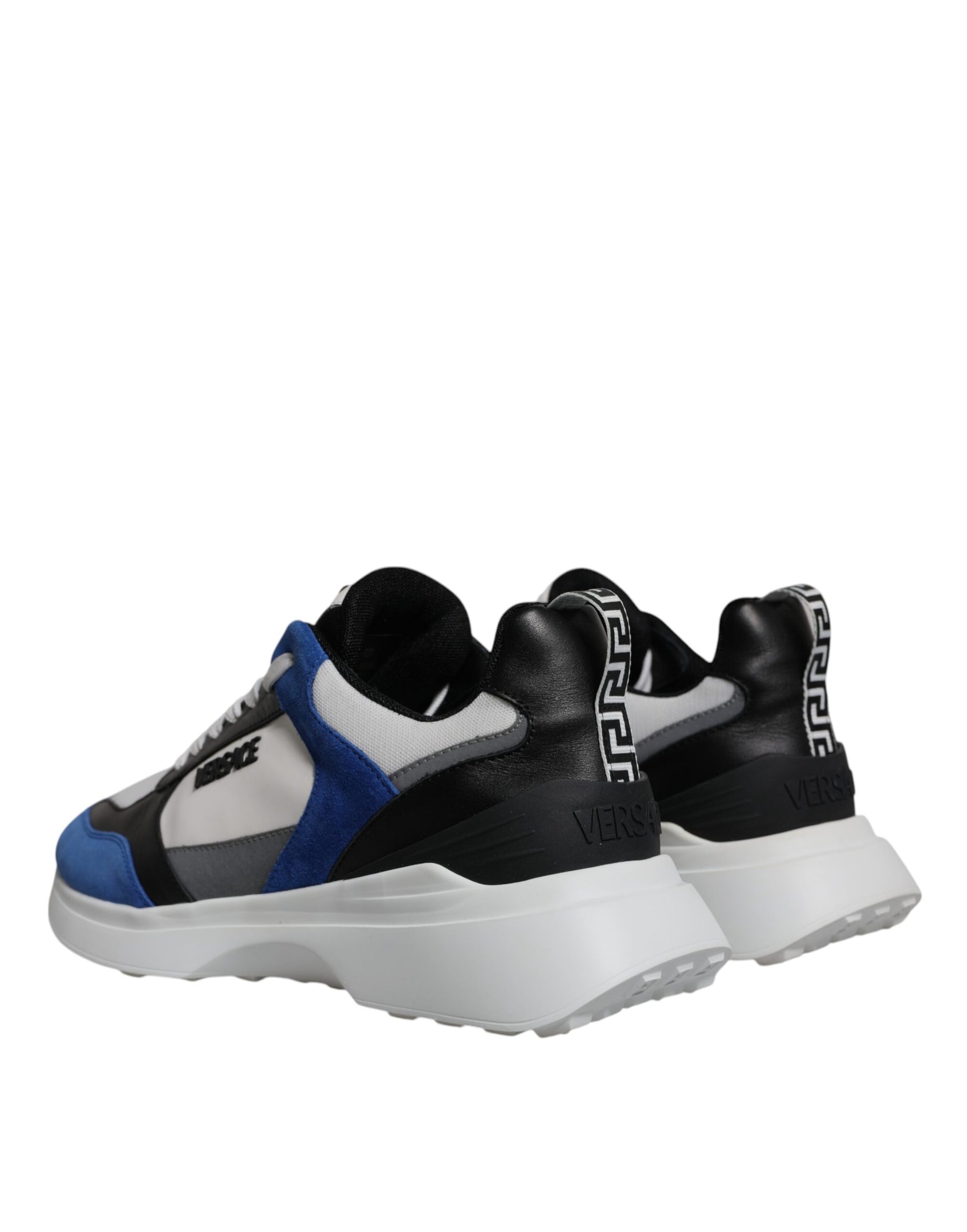 Sneakers Low Top Versace Canvas Quad Medusa in Tessuto Multicolor