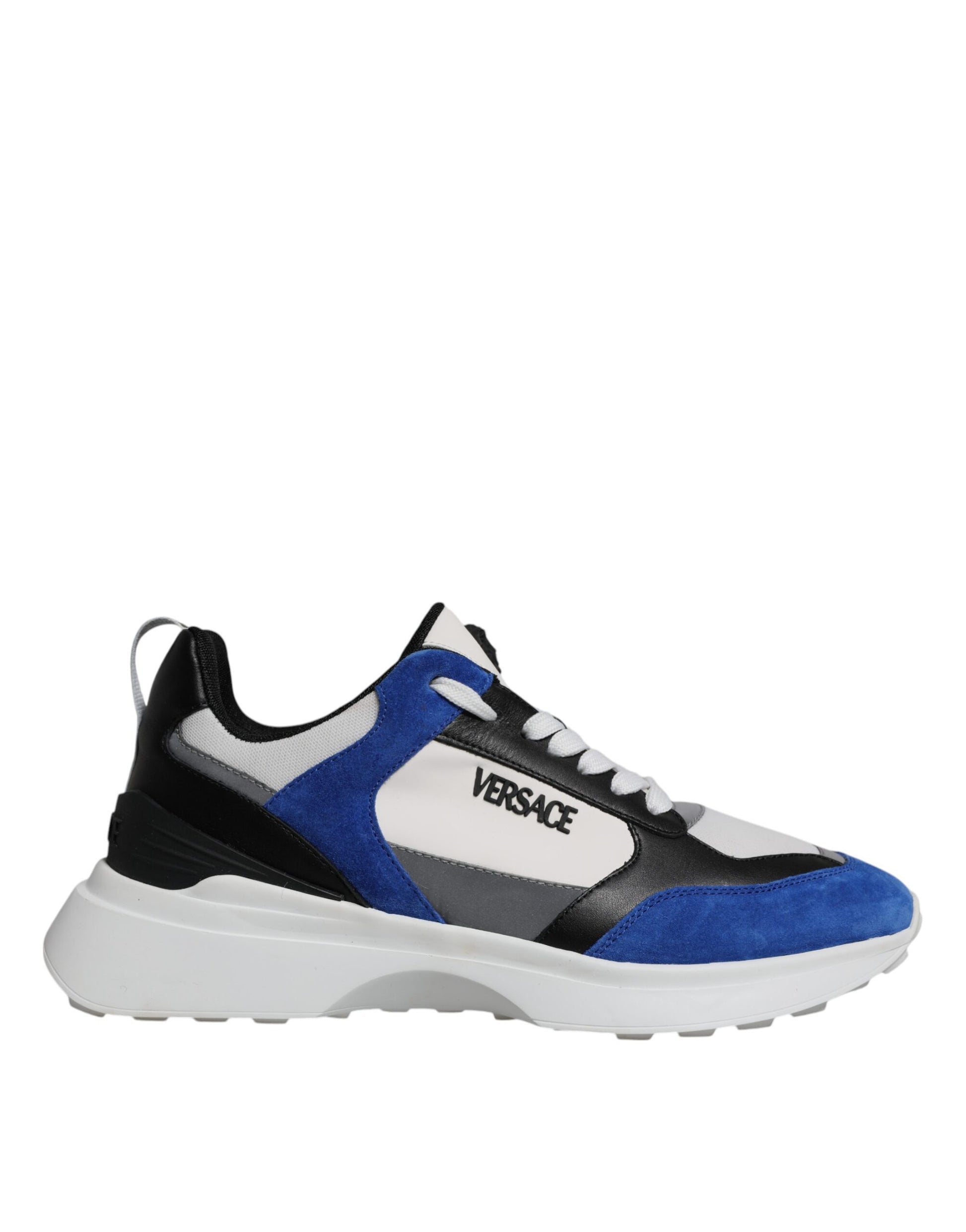 Sneakers Low Top Versace Canvas Quad Medusa in Tessuto Multicolor
