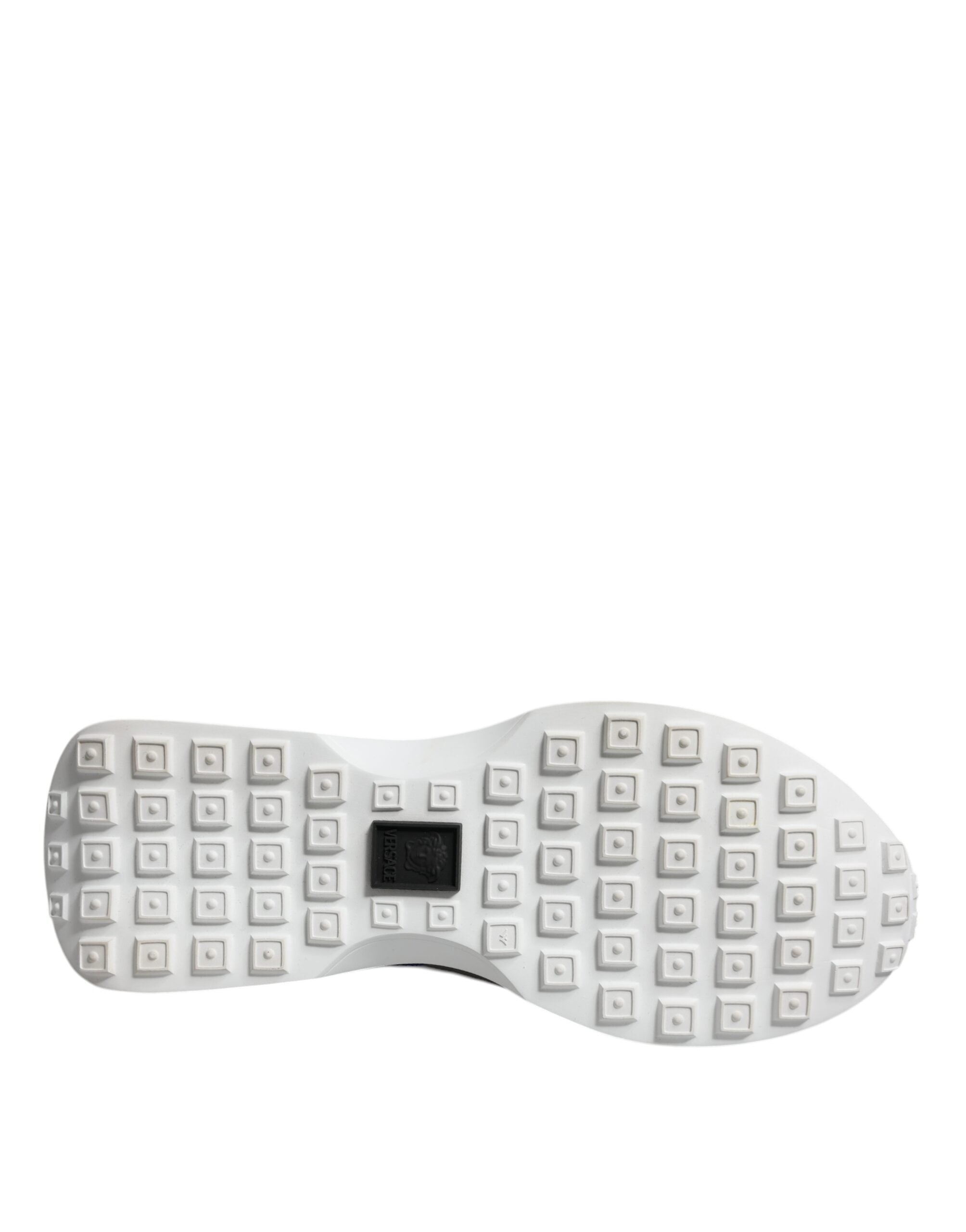 Sneakers Low Top Versace Canvas Quad Medusa in Tessuto Multicolor