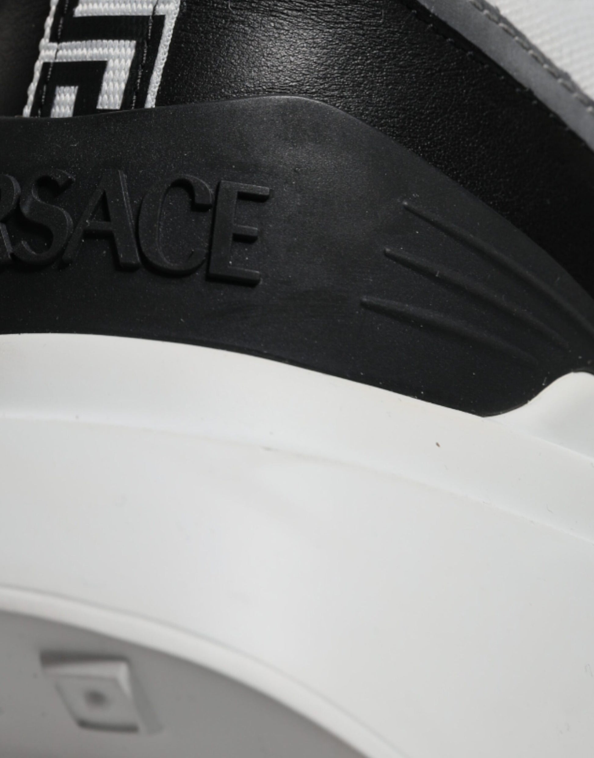 Sneakers Low Top Versace Canvas Quad Medusa in Tessuto Multicolor