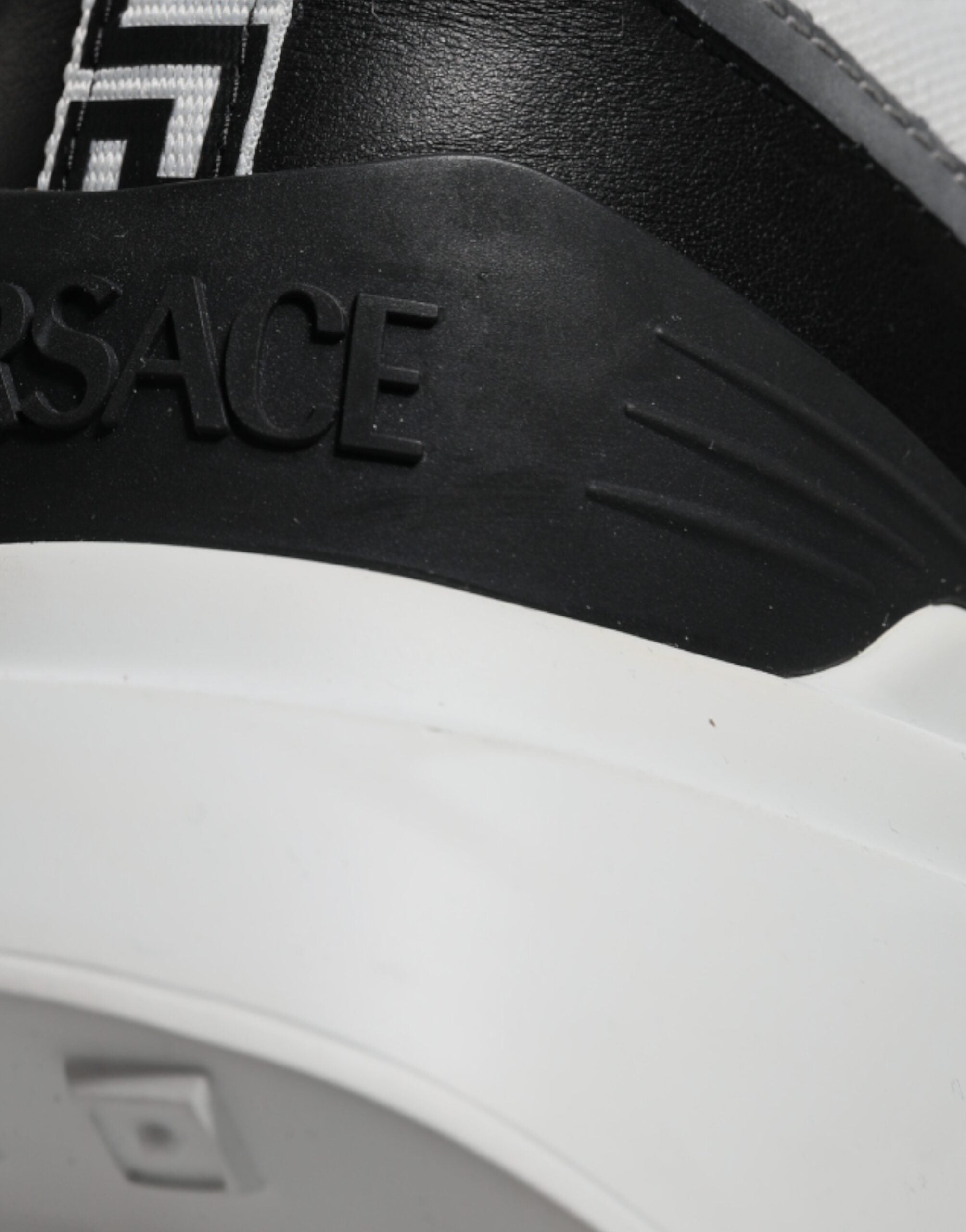 Sneakers Low Top Versace Canvas Quad Medusa in Tessuto Multicolor