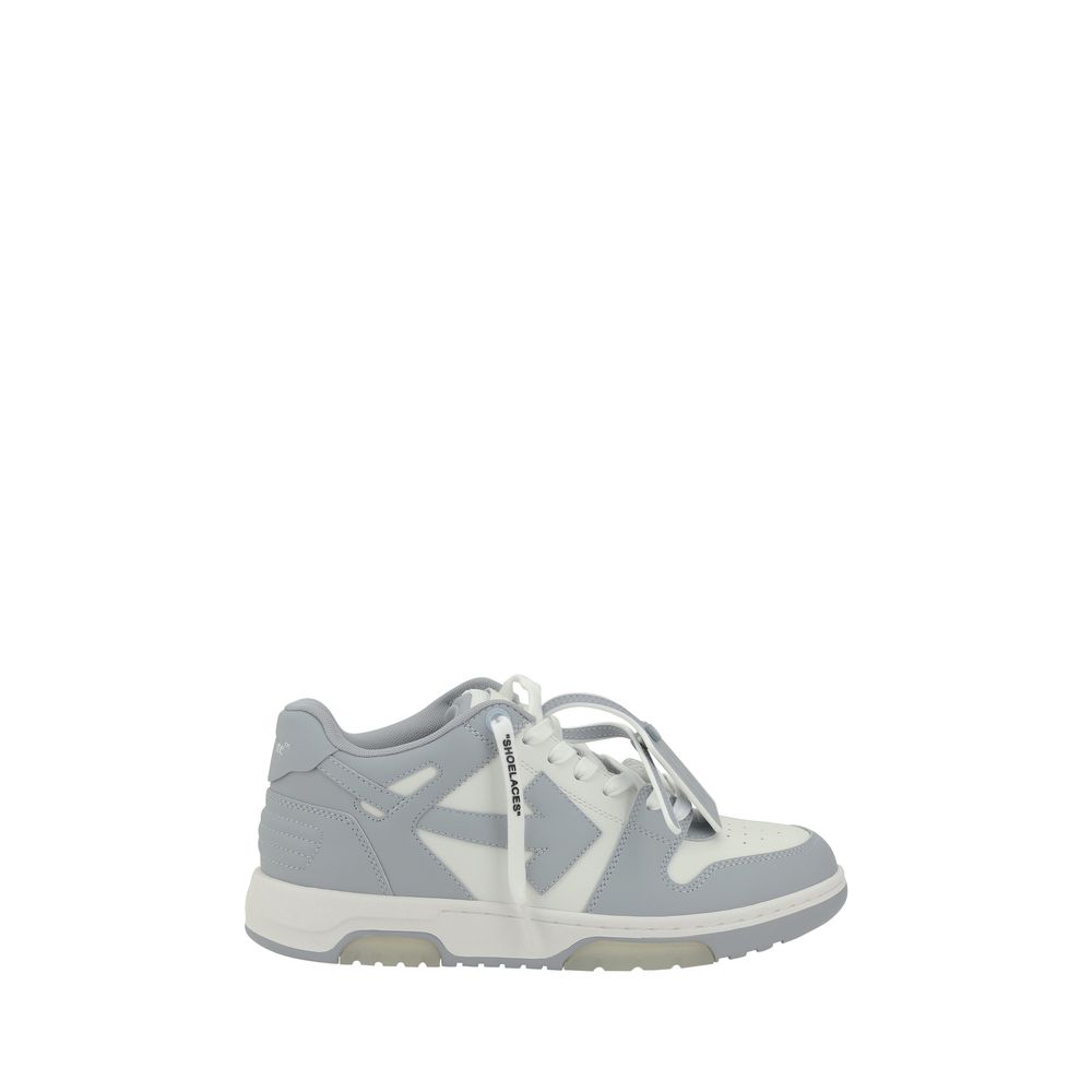 Sneakers Off-White Out Of Office Grigie in Poliestere e Pelle