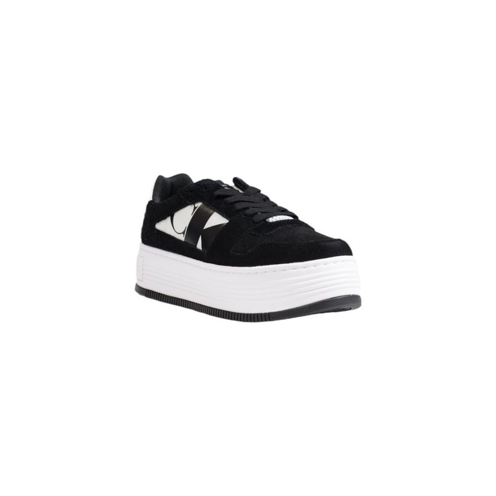 Sneakers Platform Calvin Klein BOLD PLATF LOW MIX in Pelle Nera