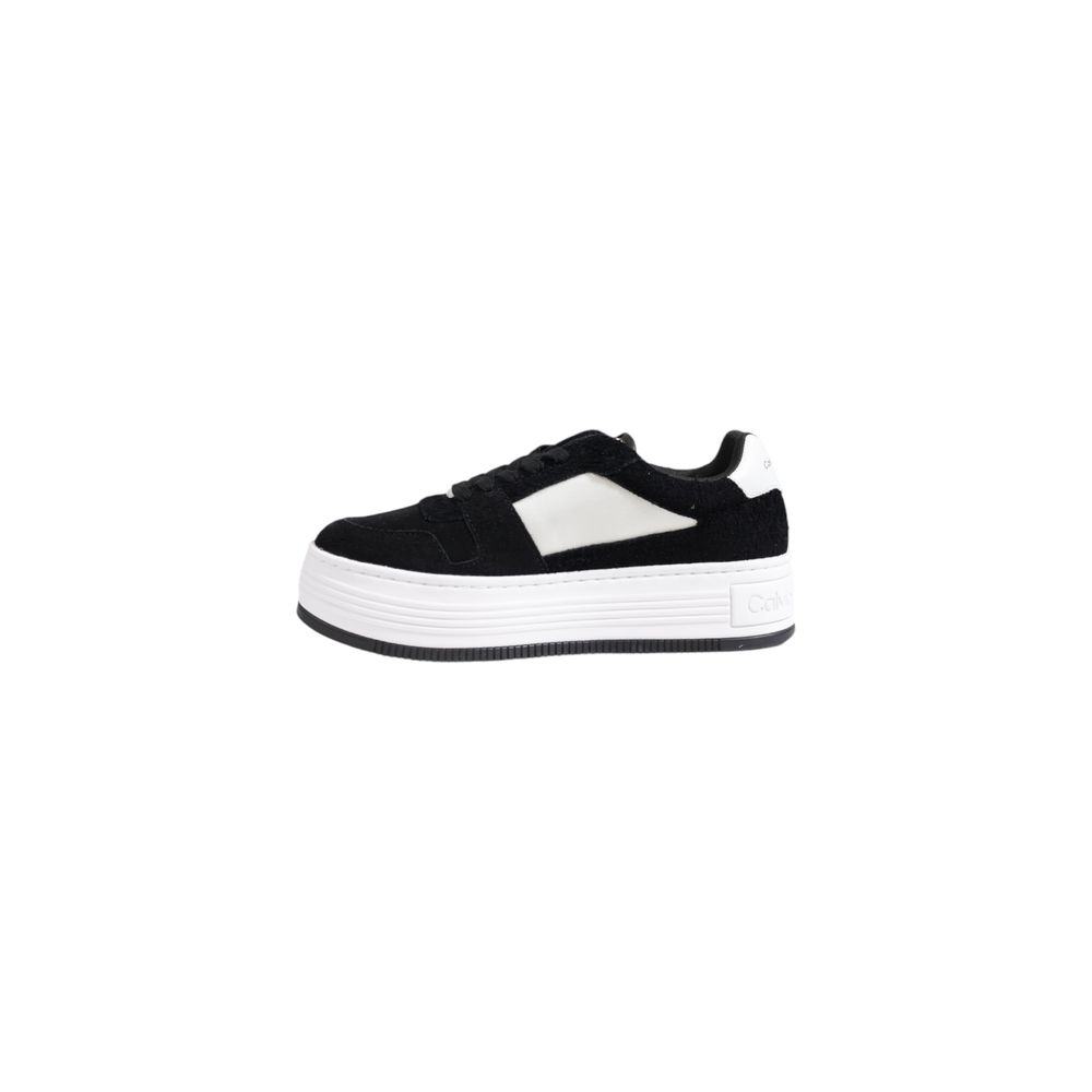 Sneakers Platform Calvin Klein BOLD PLATF LOW MIX in Pelle Nera