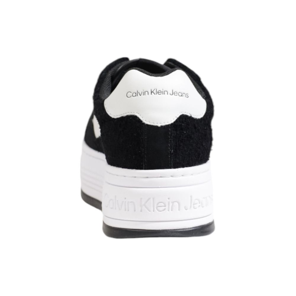 Sneakers Platform Calvin Klein BOLD PLATF LOW MIX in Pelle Nera