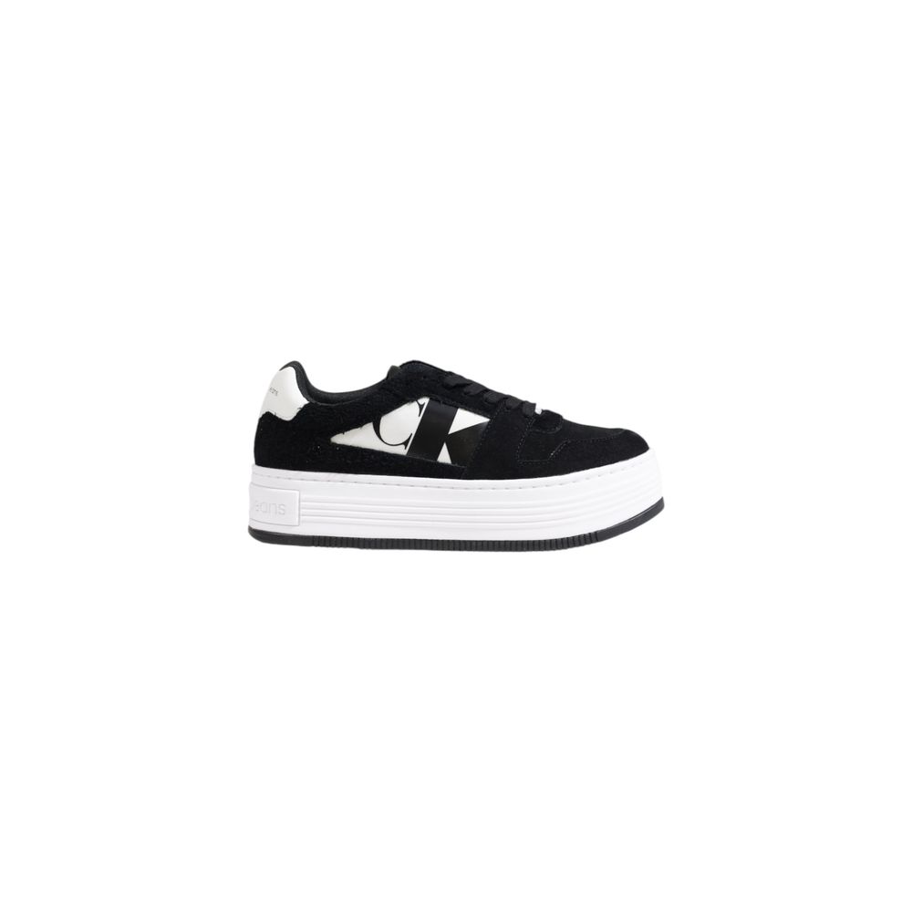 Sneakers Platform Calvin Klein BOLD PLATF LOW MIX in Pelle Nera