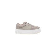 Sneakers Platform Calvin Klein Jeans BOLD FLATF in Cotone Riciclato Beige