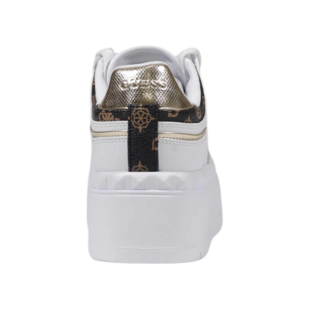 Sneakers Platform Guess RIDGEE Low-Top in Poliuretano Bianco