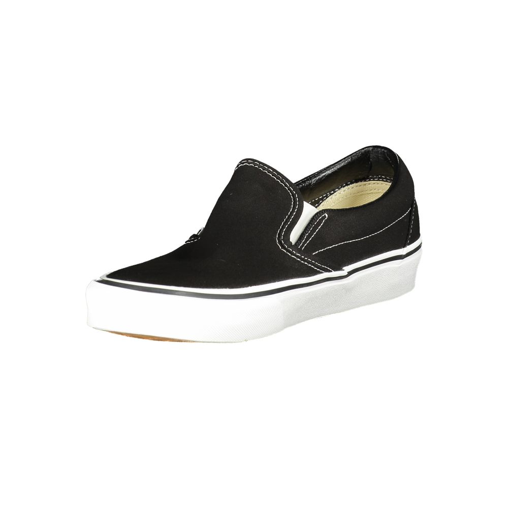 Sneakers Slip-On Vans Classic Checkerboard in Poliestere/Poliuretano Nero