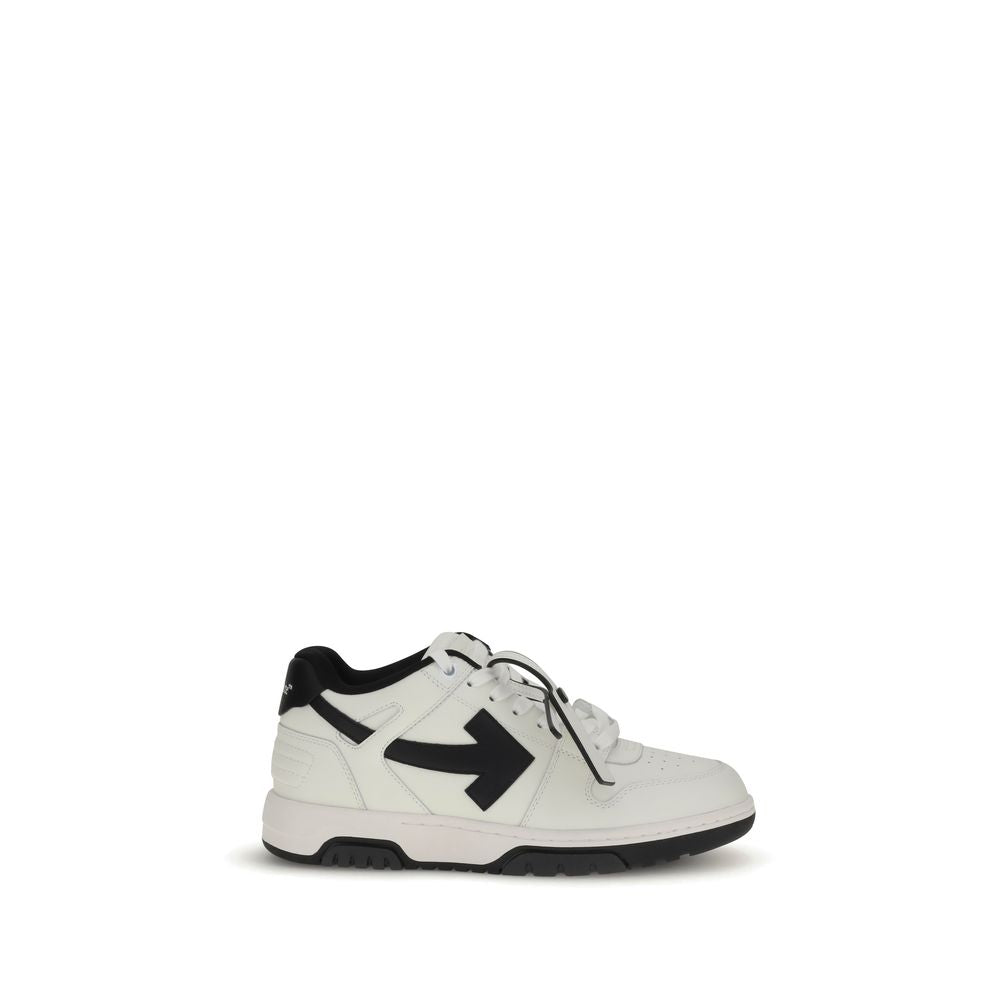 Sneakers Uomo Off-White Out Of Office Bianche in Pelle AW25