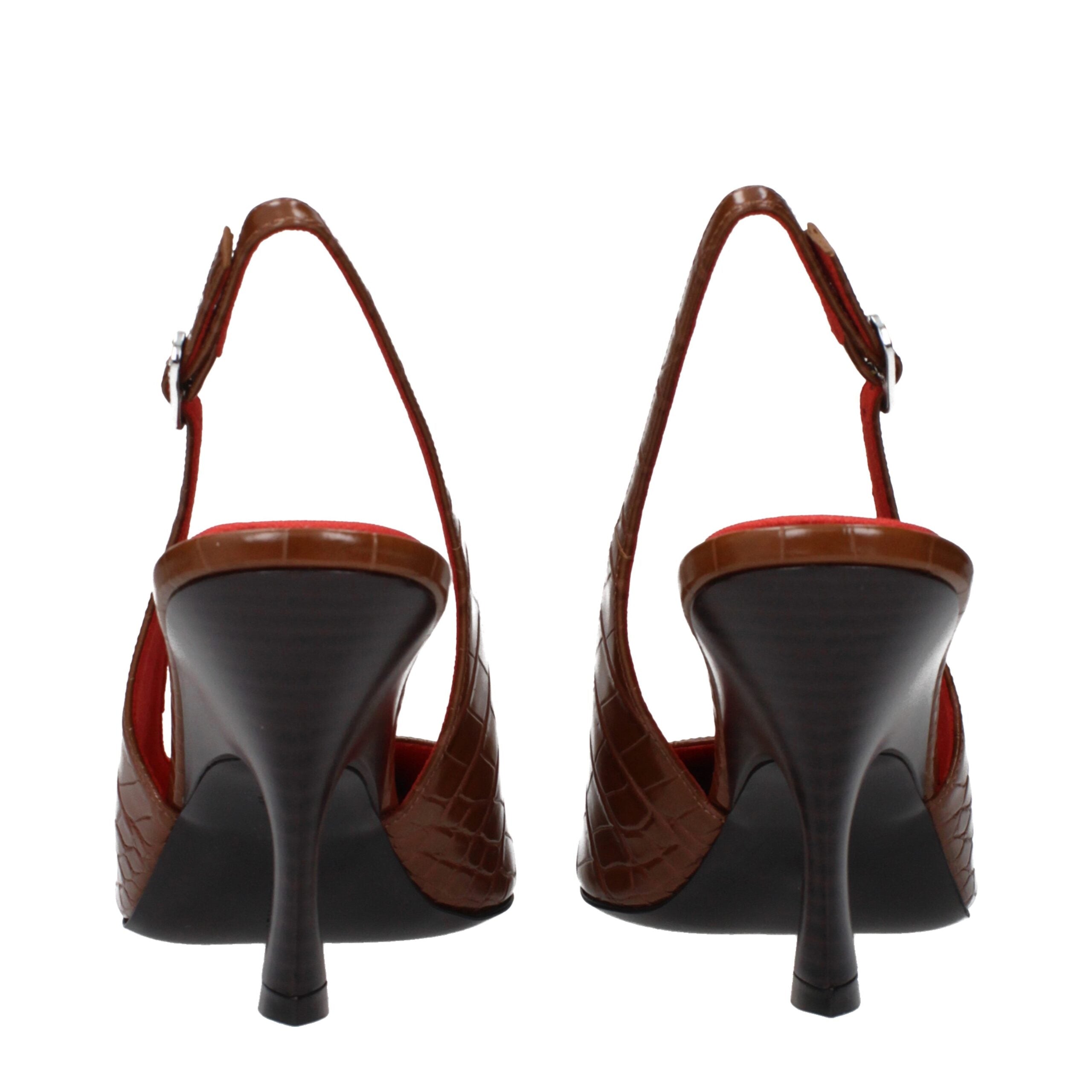 Stella McCartney Brown Leather Pumps